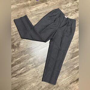 Vintage WOOL Pants PLEATED Danielle MARTIN Trousers